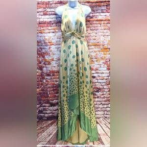 Vintage Kay Unger Halter Evening Gown